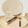 Salvamanteles blacos de PVC 30 x 45 cm