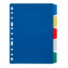 Separadores de Plastico Multitaladro Colores Liderpaper