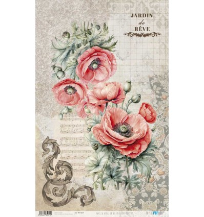 Papel arroz Napoli 54×33 cm Ref PFY 14882 Papers for you