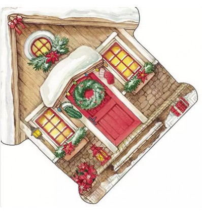 Servilleta Amarilis de invierno 33x33