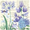 Servilleta 33x33 cm Light Pink Lilies