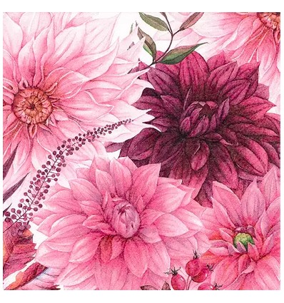 Servilleta 33x33 cm Claudette azul marino