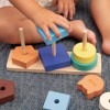 Cubo cofre con pasta para jugar niños