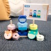 Cubo cofre con pasta para jugar niños