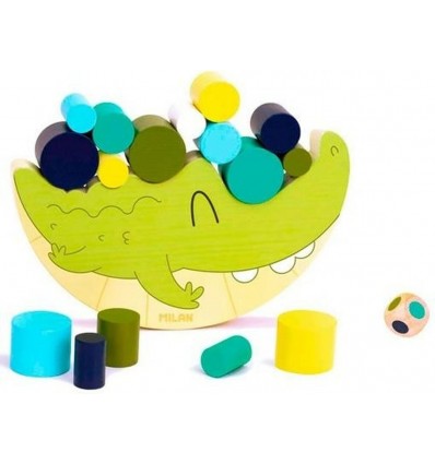 Juguete Educativo de Madera Milan Torres Apilables Animal Towers