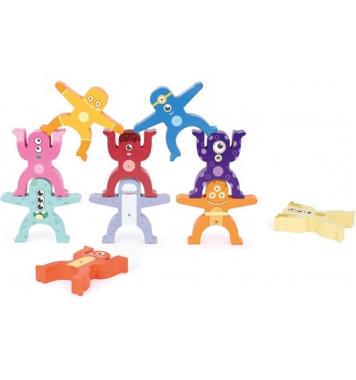 Juguete Educativo de Madera, Cilindros aplilables 'Coco Balance', Multicolor, A Partir 36 Meses