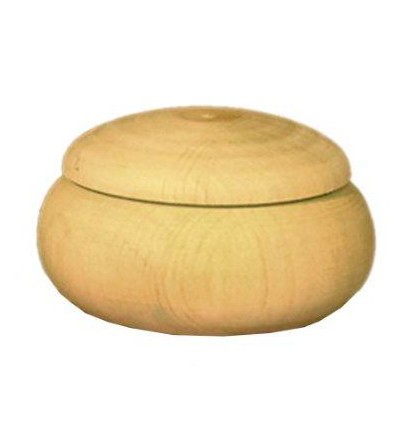 Caja de madera rectangular con cristal