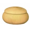 Caja de madera rectangular con cristal