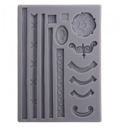 Molde Silicona  8.8X11.7 cm Rosas