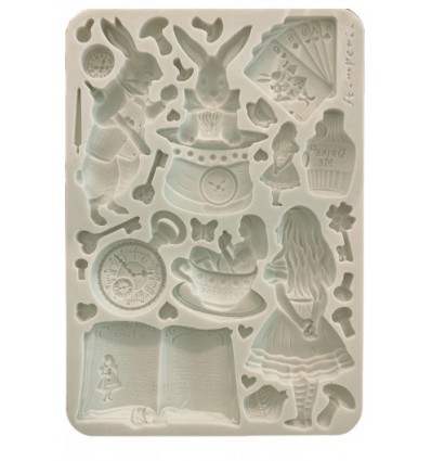 Molde de Silicona A5 Flores Stamperia