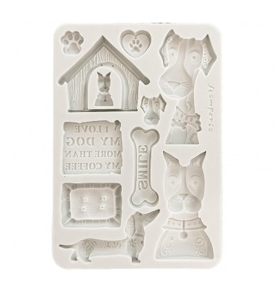 Molde de Silicona A5 Gatos Stamperia