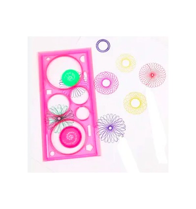 Set de reglas con 3 plantillas de Mandalas Bismark