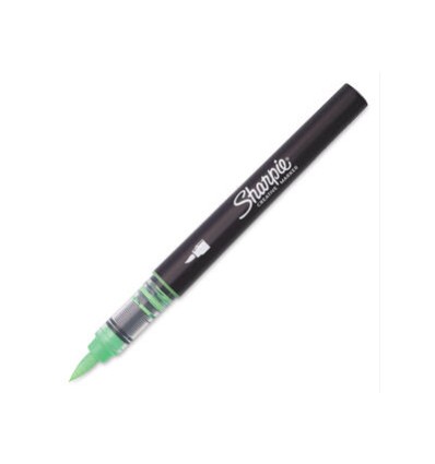 Sharpie Verde Agua Punta Pincel